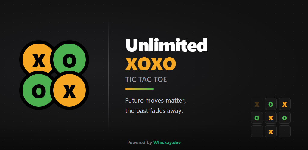 Unlimited XOXO: Tic Tac Toe