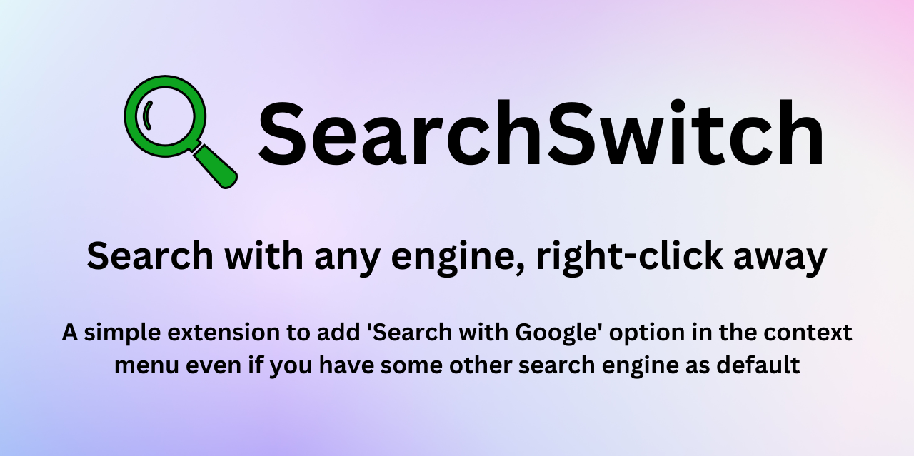 Search Switch browser extension